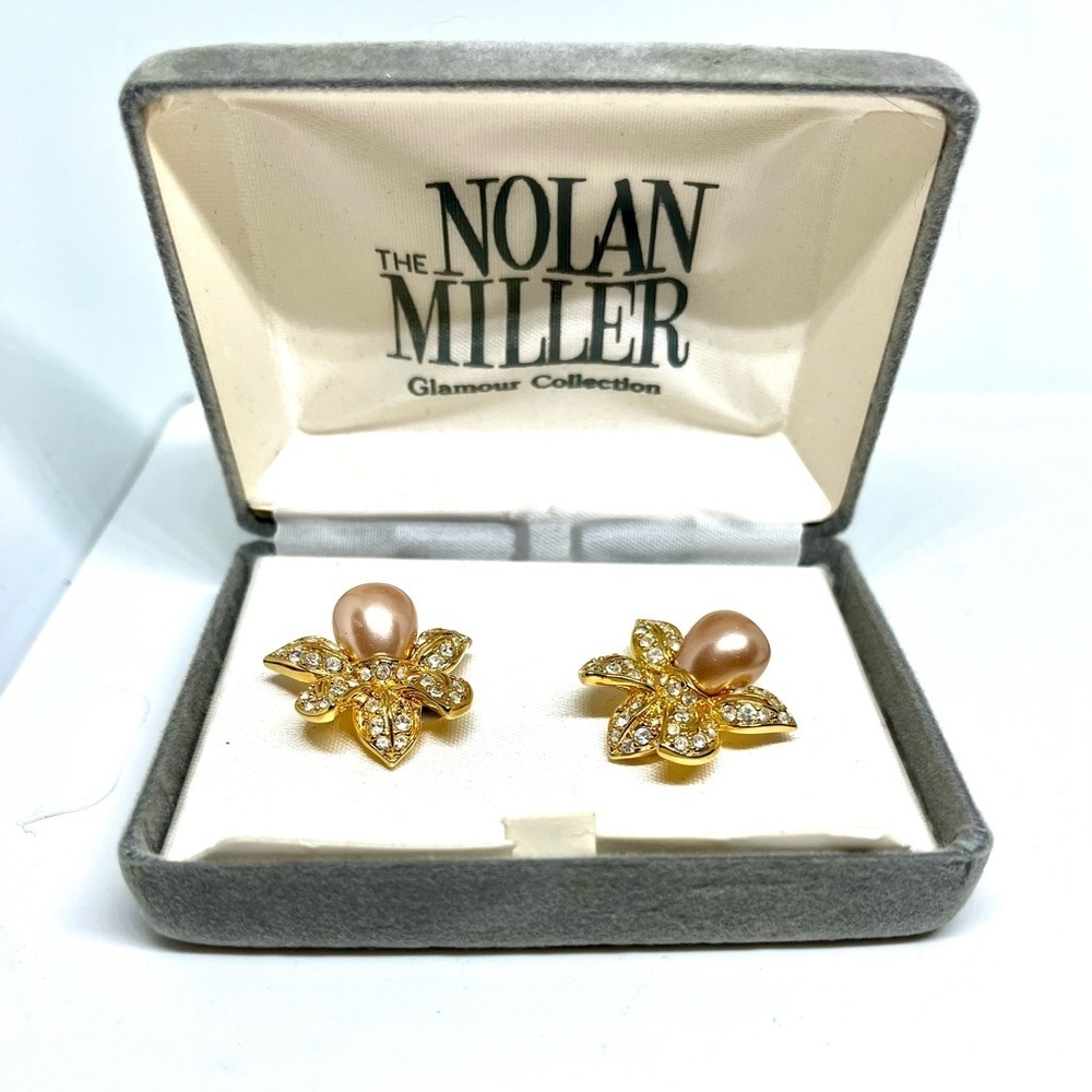 Nolan Miller Glamour Collection Earrings NIB